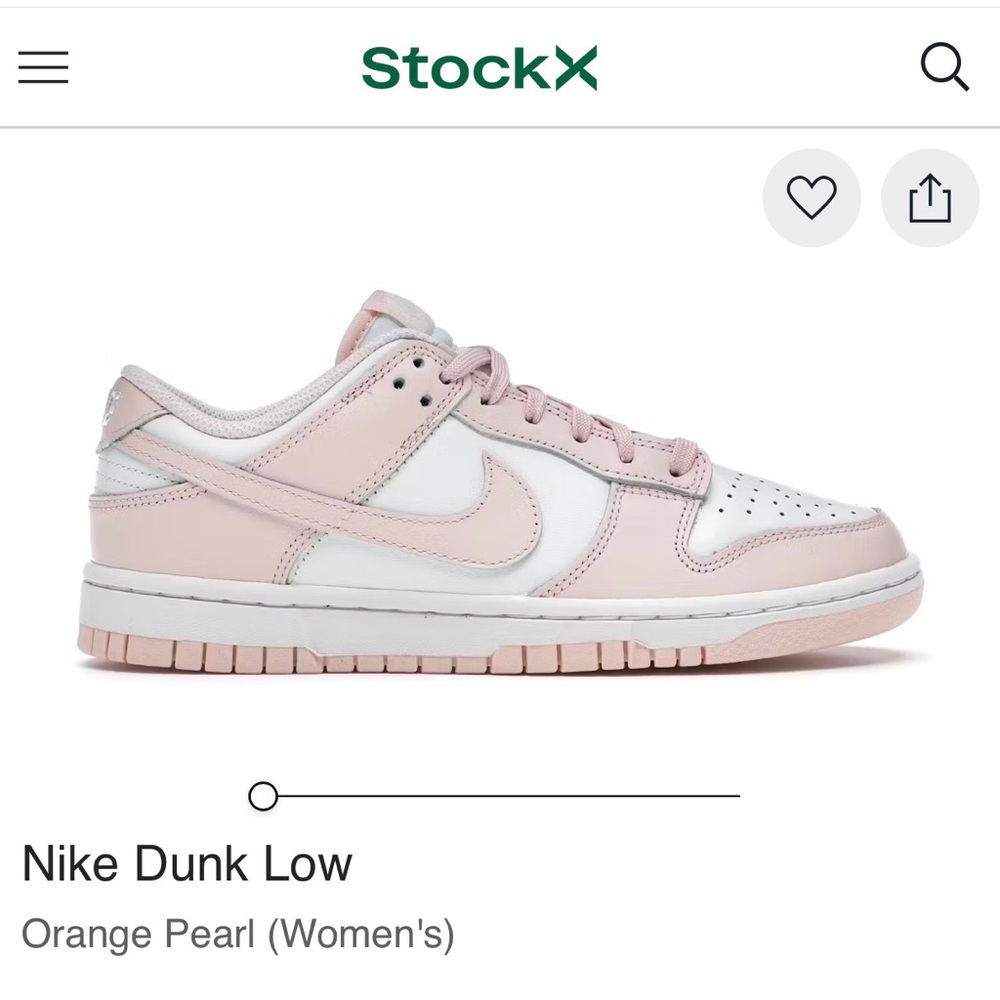 Nike Women's Sneakers - Pink and White